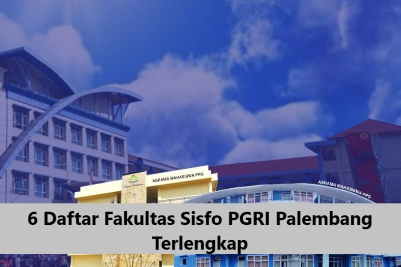 6 Daftar Fakultas Sisfo PGRI Palembang Terlengkap